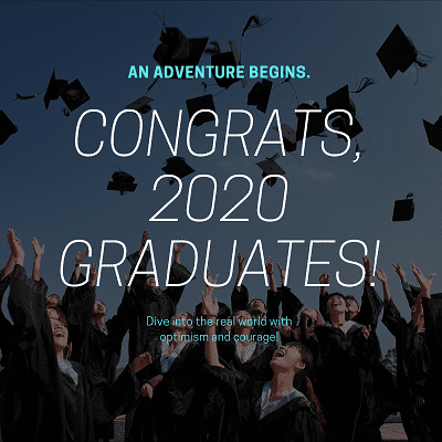 CONGRATULATIONS CLASS OF 2020