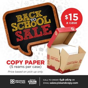 COPY PAPER SALE