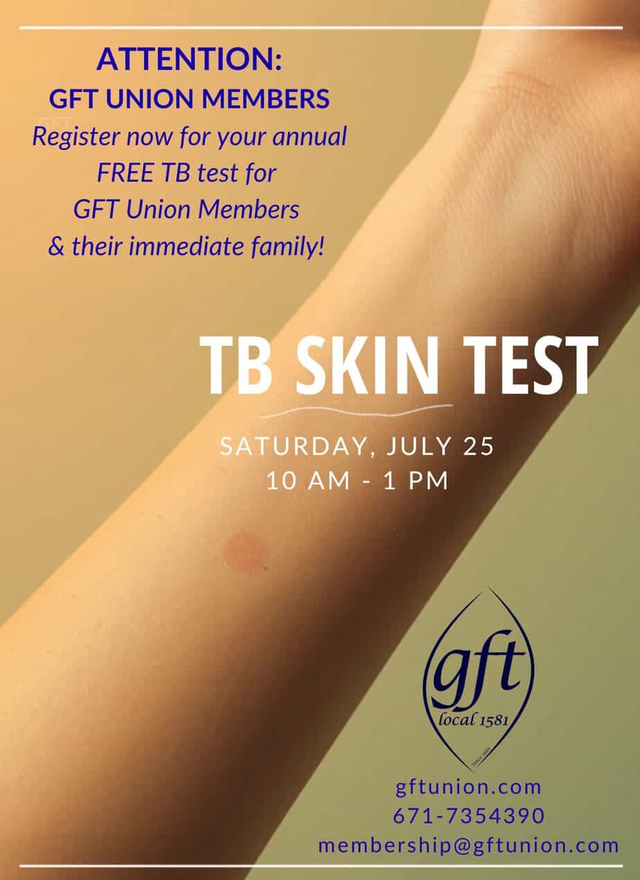 GFT Annual PPD Skin Test Event Registration